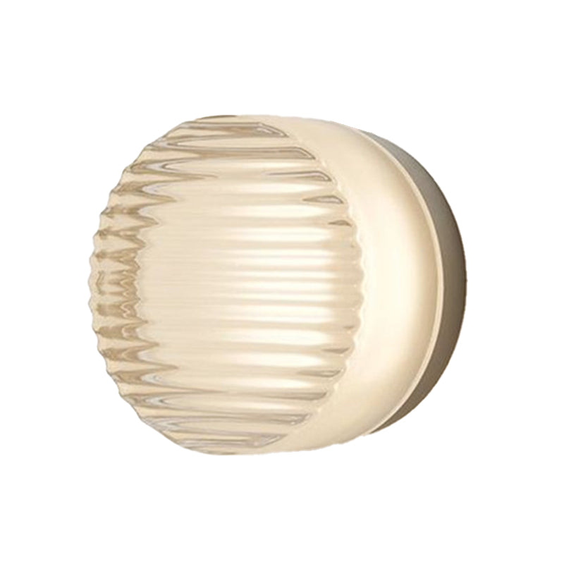 Single Modernism Wall Mounted Sconce Polished Acrylic LED Wall Light for Bedroom