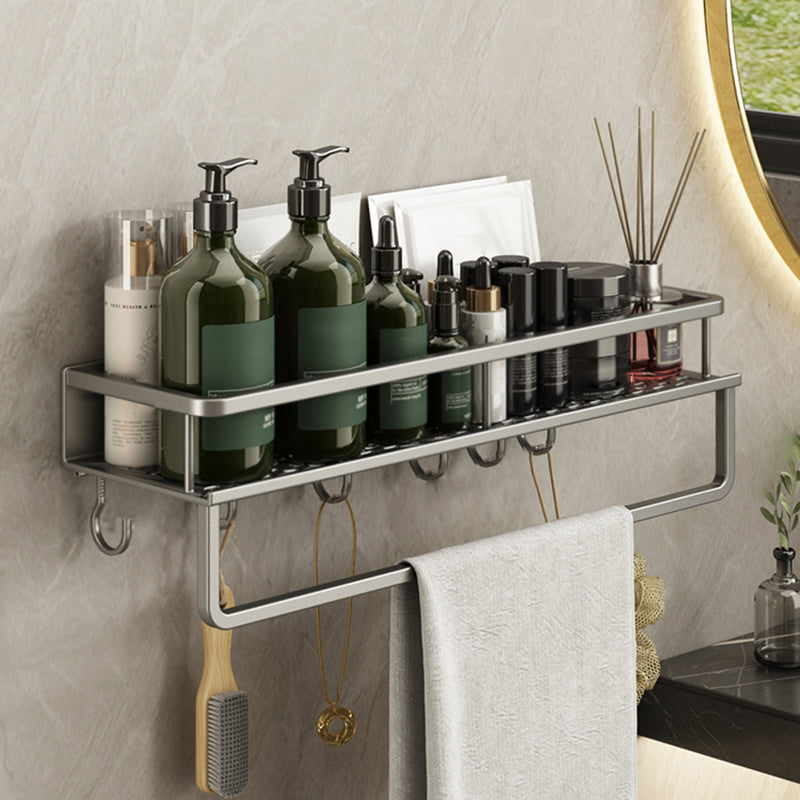 Minimalism Matte Metal Bathroom Accessory Set Modern Bath Shelf