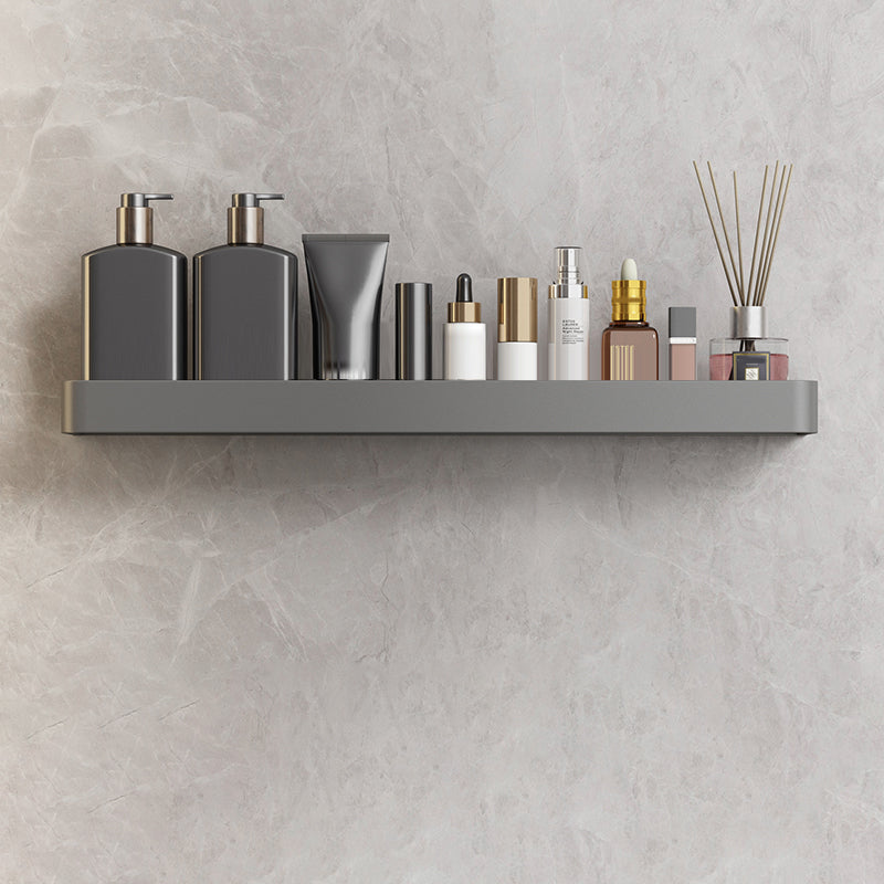 Minimalist Matte Metal Bathroom Accessory Set Modern Bath Shelf