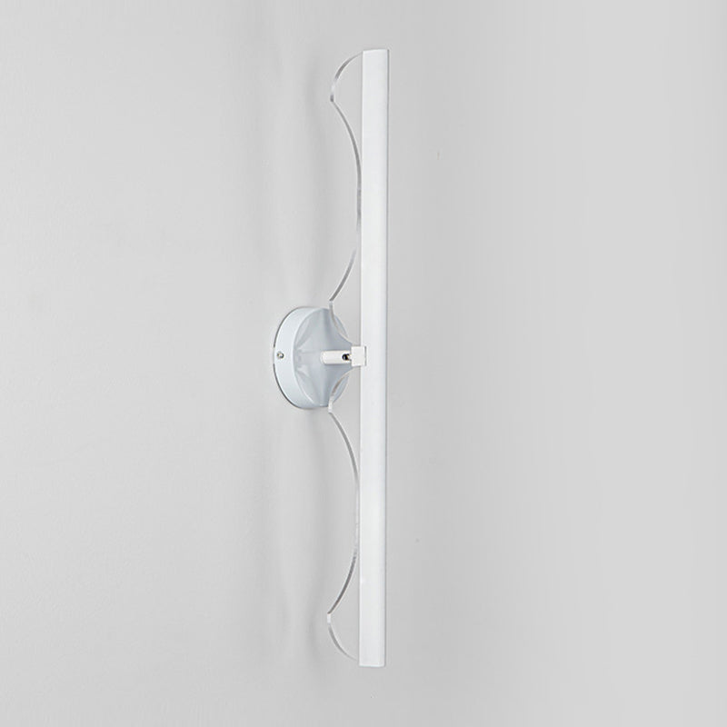 Metal Linear Wall Light Sconce Contemporary 1 Light Wall Mounted Lamp