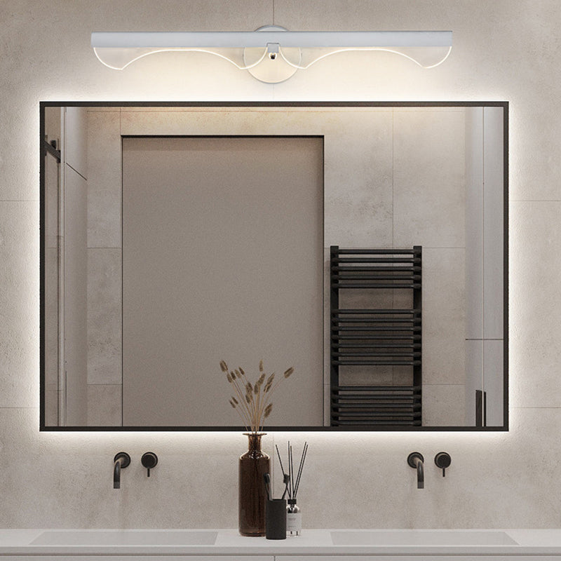 Metal Linear Wall Light Sconce Contemporary 1 Light Wall Mounted Lamp