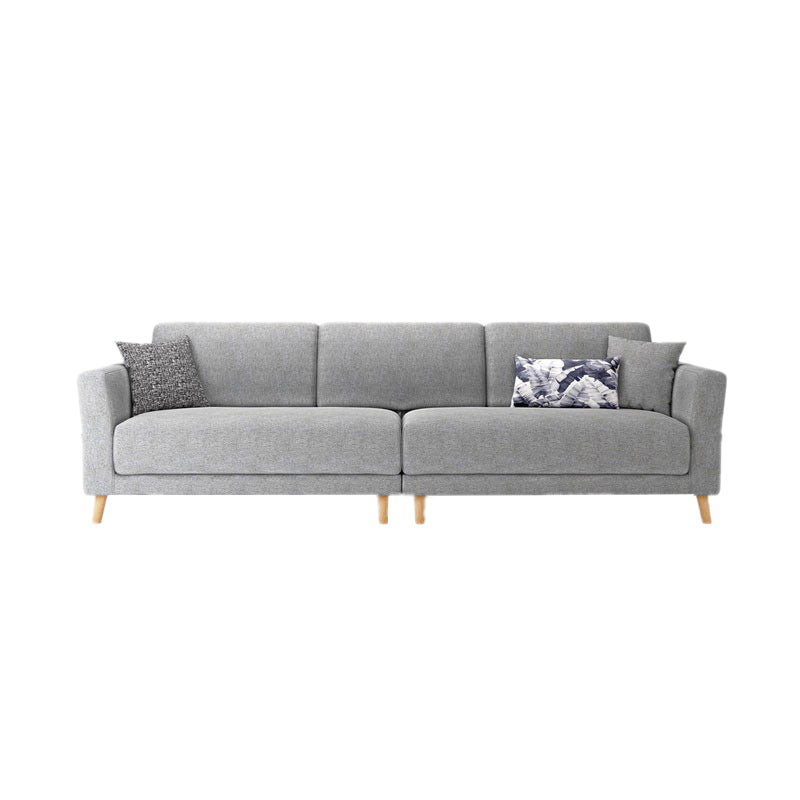Scandinavian Fabric Sectional sofa Square Arm Sectional Sofa for Apartment