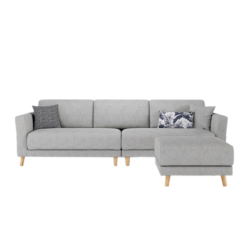 Scandinavian Fabric Sectional sofa Square Arm Sectional Sofa for Apartment