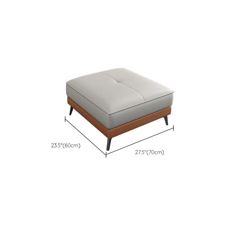 Pillow Top Arm Sofa 35.43" High Faux Leather Sofa for Living Room