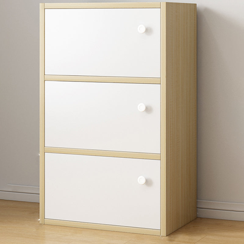 Modern Accent Cabinet Scratch Resistant Wood Cabinet with Doors