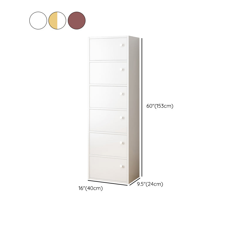 Modern Accent Cabinet Scratch Resistant Wood Cabinet with Doors