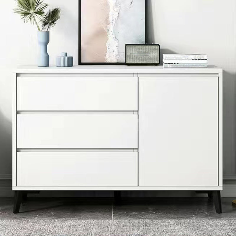 Stain Resistant Storage Cabinet Wood Side Cabinet with Drawer
