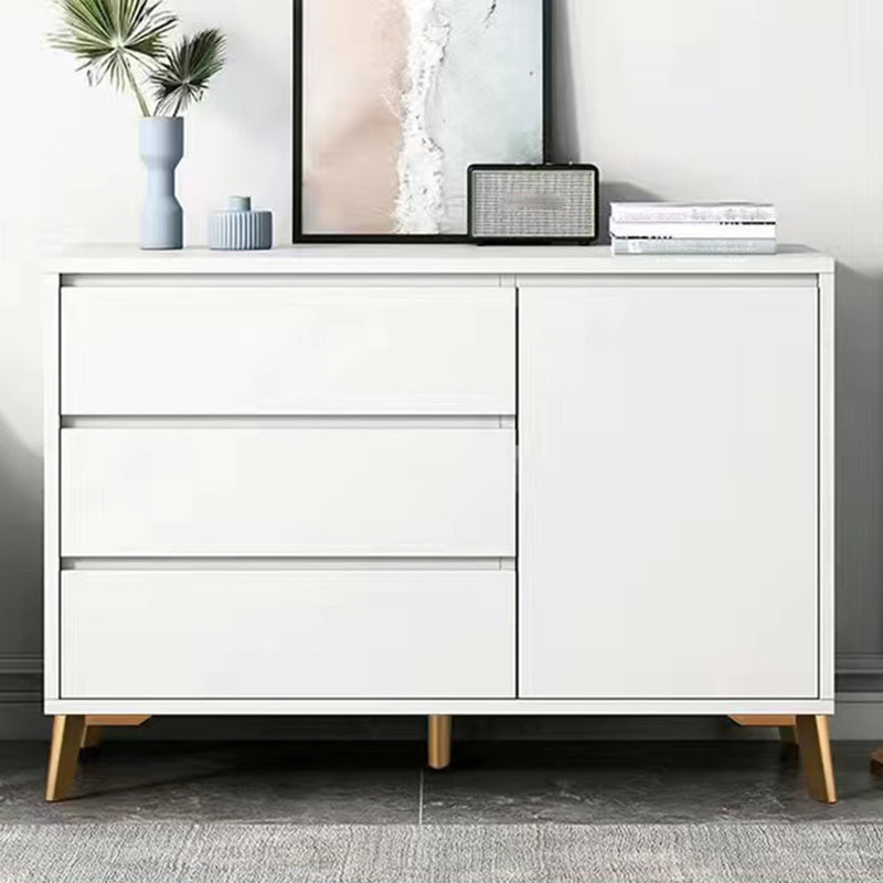 Stain Resistant Storage Cabinet Wood Side Cabinet with Drawer