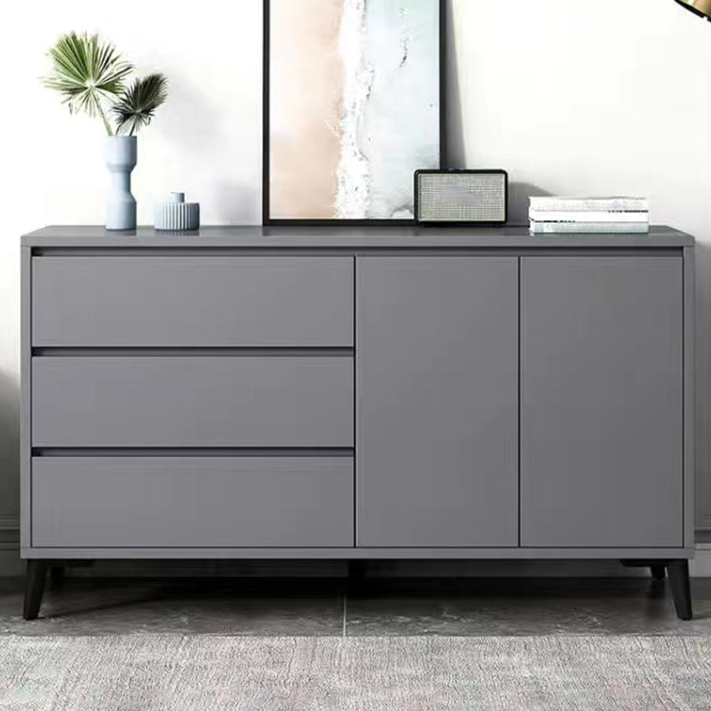 Stain Resistant Storage Cabinet Wood Side Cabinet with Drawer