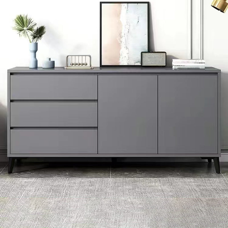 Stain Resistant Storage Cabinet Wood Side Cabinet with Drawer