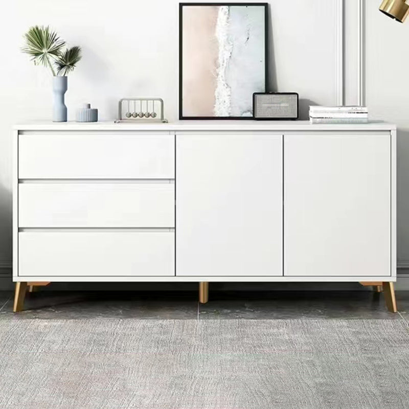 Stain Resistant Storage Cabinet Wood Side Cabinet with Drawer