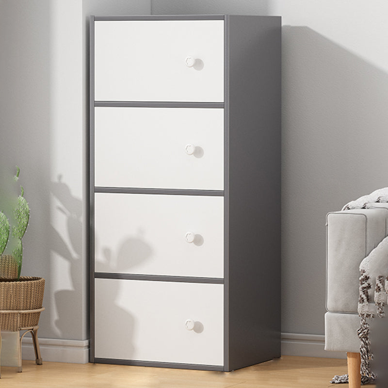 Modern Accent Cabinet Standard No Distressing Wood Cabinet with Doors
