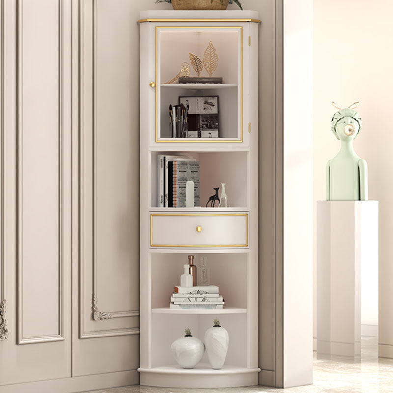 Modern Stain Resistant Chest Solid Wood Side Cabinet with Drawer