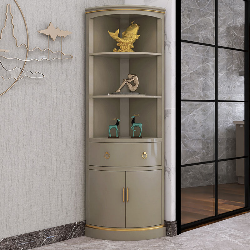 Modern Stain Resistant Chest Solid Wood Side Cabinet with Drawer