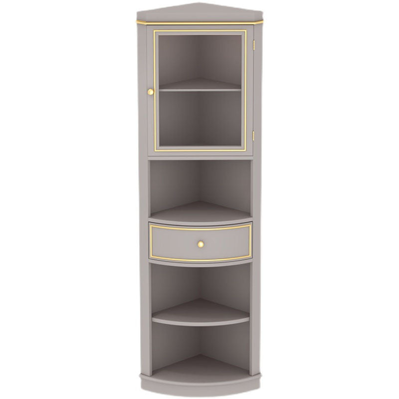 Modern Stain Resistant Chest Solid Wood Side Cabinet with Drawer