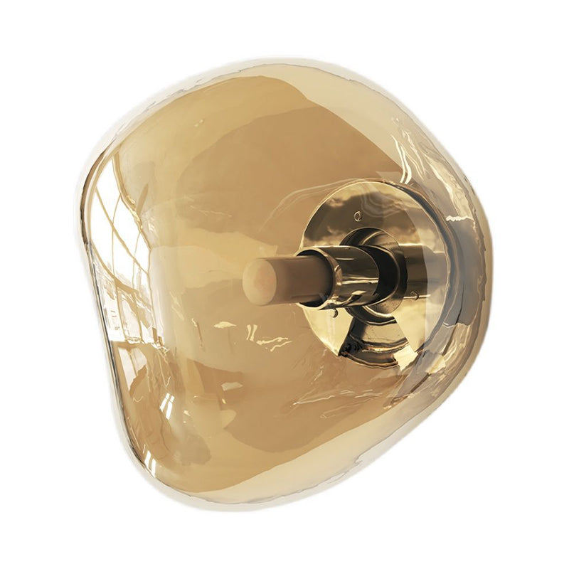 Nordic Style Wall Light Geometry Shape Wall Lamp with Glass Shade for Living Room