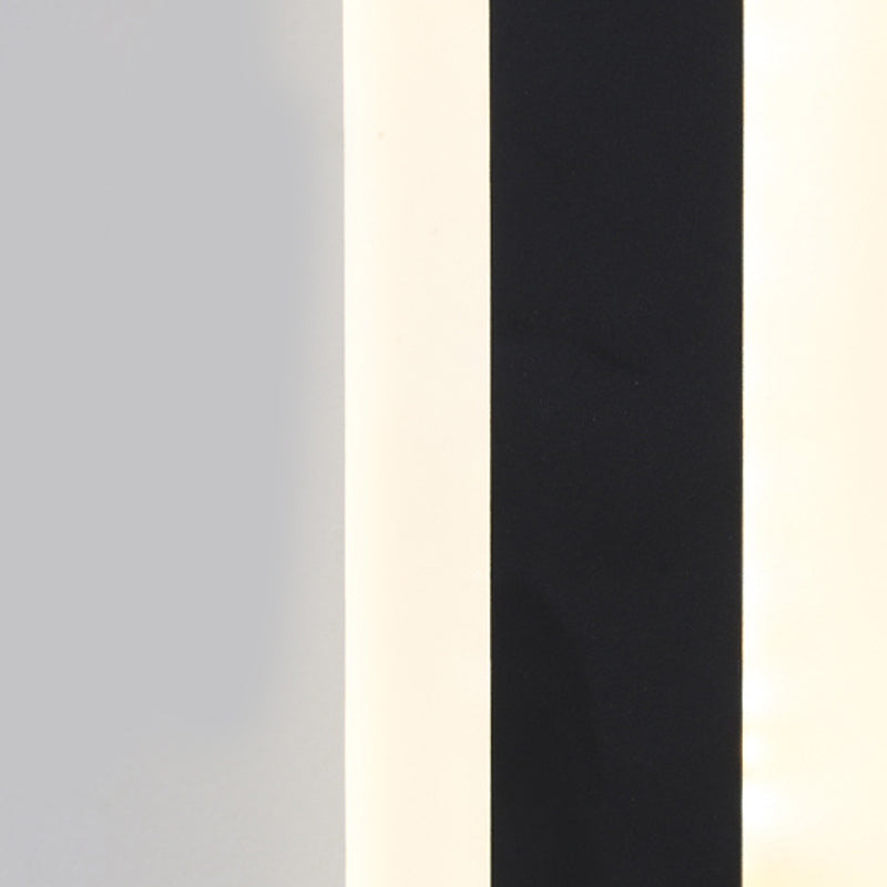 Metal Linear Wall Mount Lamp Simple 1 Light Wall Mounted Light Fixture