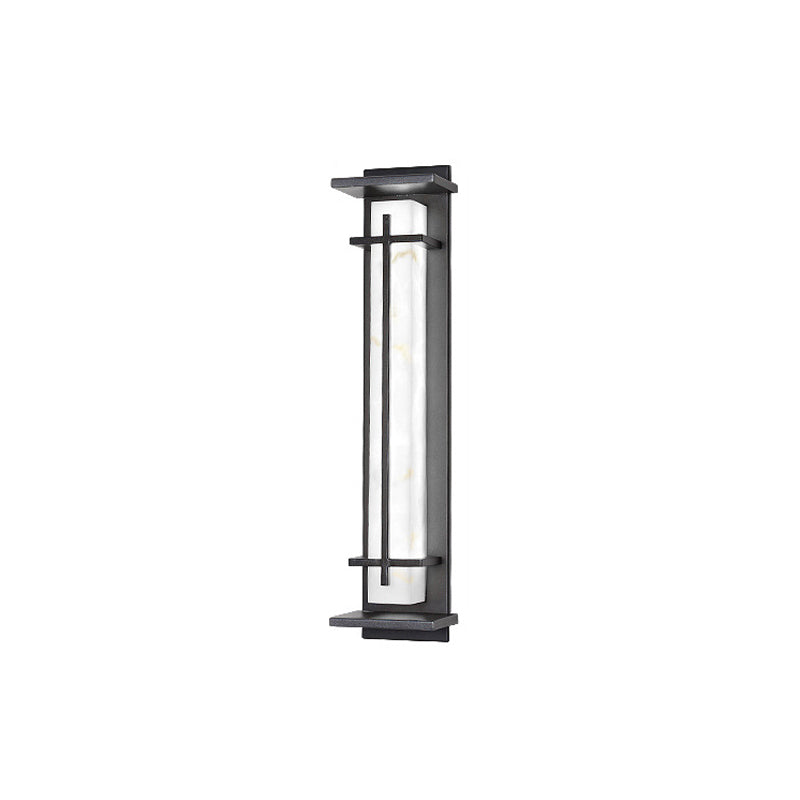 Geometric Wall Light Fixture Modern 1 Light Wall Sconce in Black