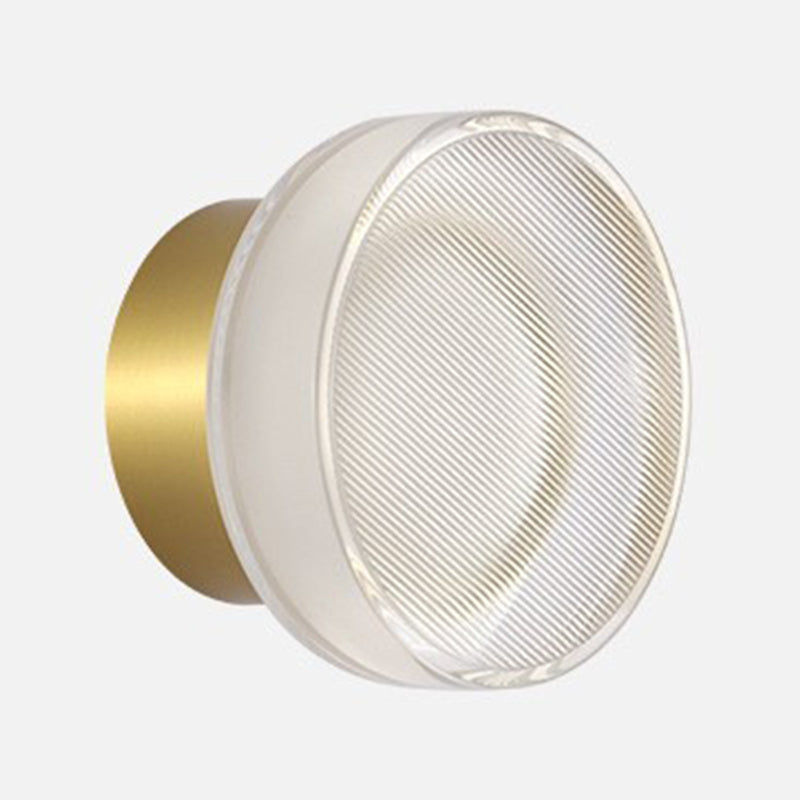 Geometric Wall Lighting Simplicity Acrylic 1 Light Wall Sconces in Clear