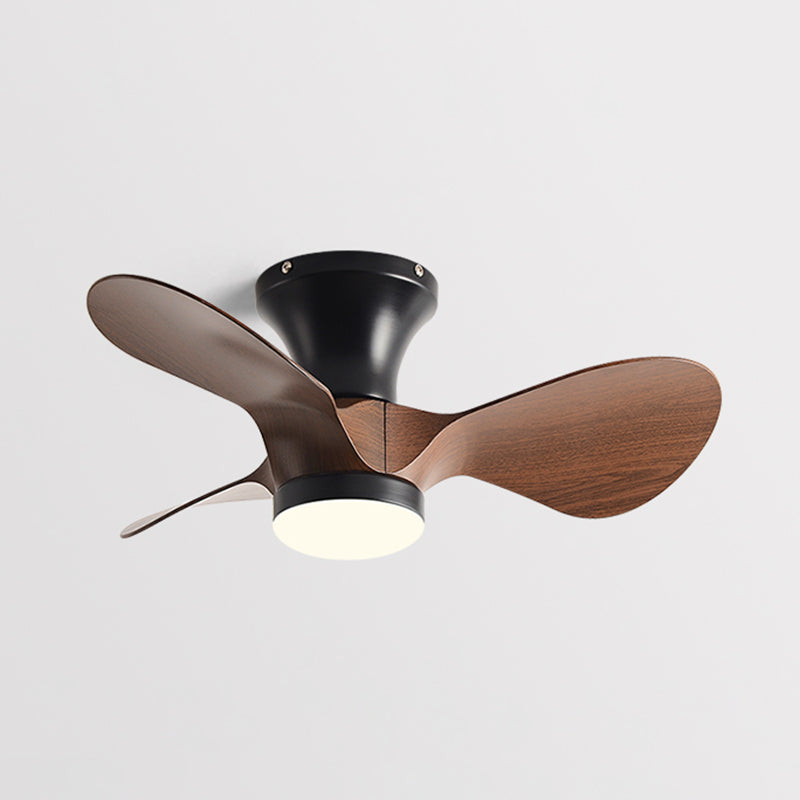 Fan Shape Metal Ceiling Fans Kid Style Single Light Ceiling Mount Fan Fixture