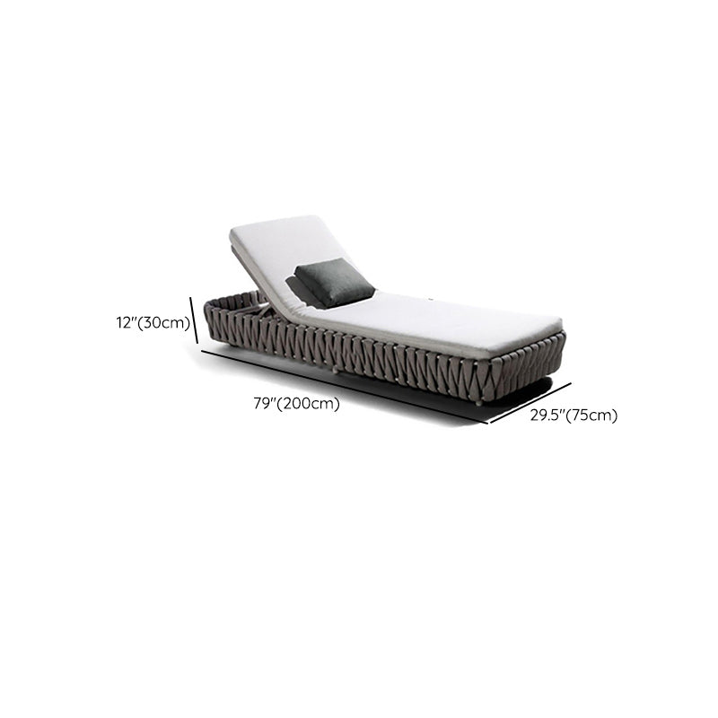 Contemporary Metal Outdoor Patio Fade Resistant Sofa Patio Sofa with Cushions