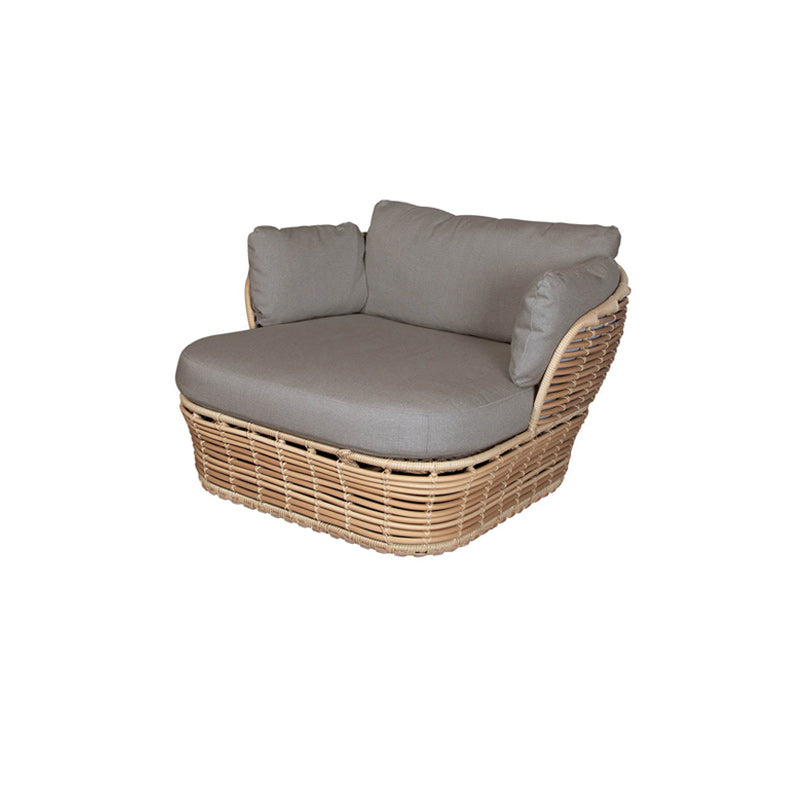 Modern Tropical Outdoor Patio Sofa Metal Water Resistant Patio Sofa with Cushions