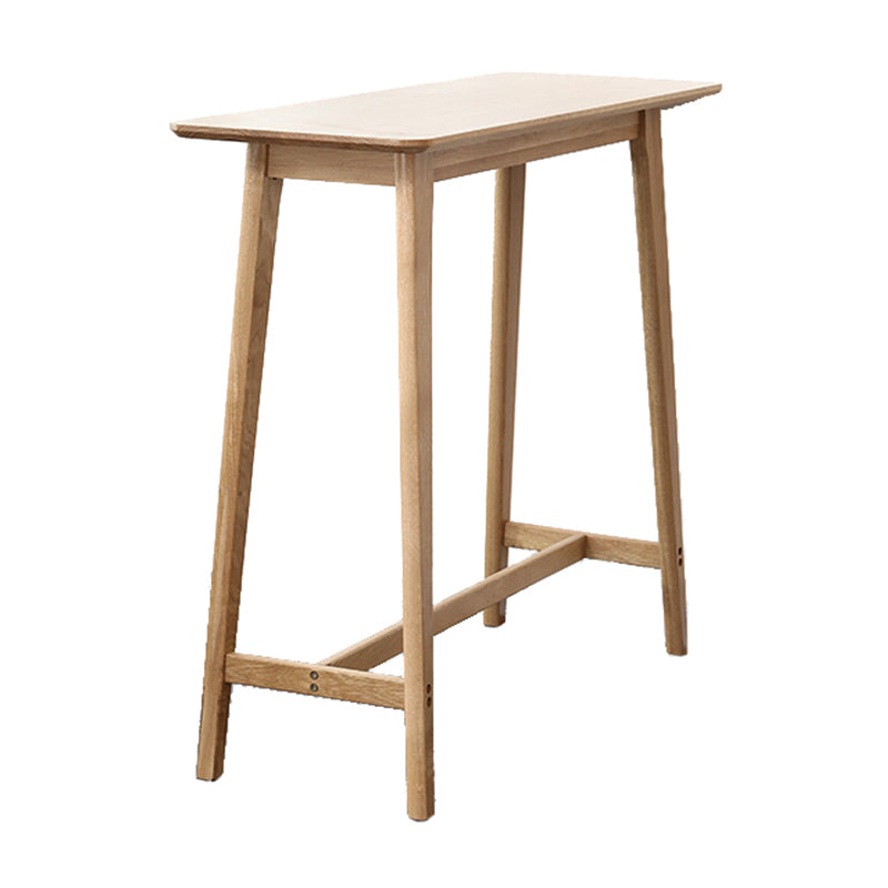 Solid Wood Counter Height Dining Table Modern Patio Bar Table