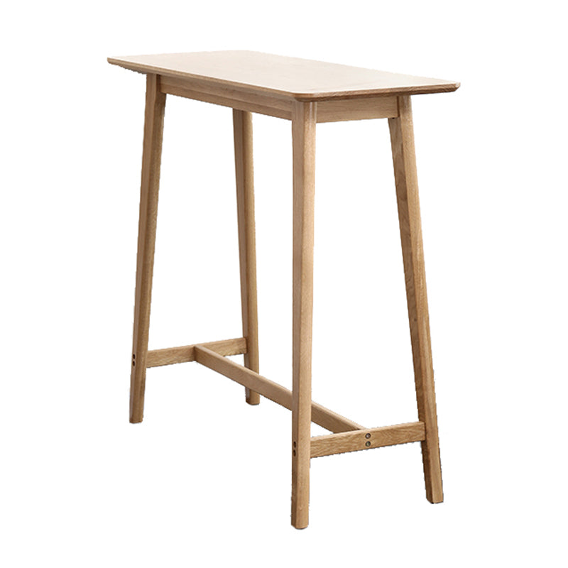 Solid Wood Counter Height Dining Table Modern Patio Bar Table