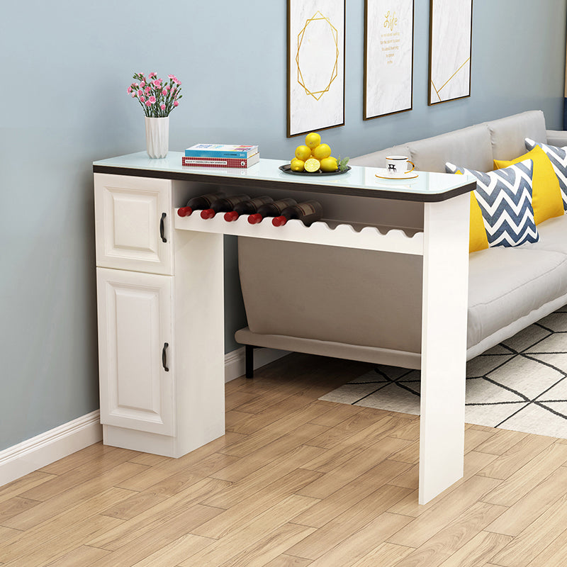 Contemporary Bar Dining Table Indoor Rectangle Counter Table