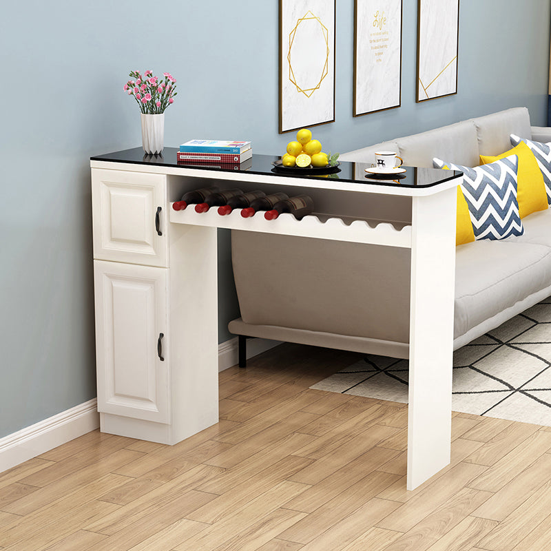 Contemporary Bar Dining Table Indoor Rectangle Counter Table