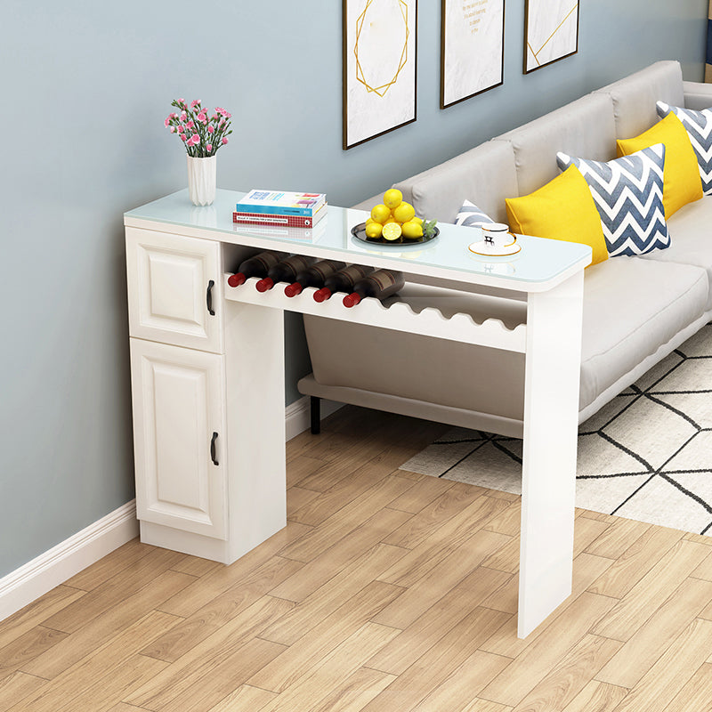 Contemporary Bar Dining Table Indoor Rectangle Counter Table