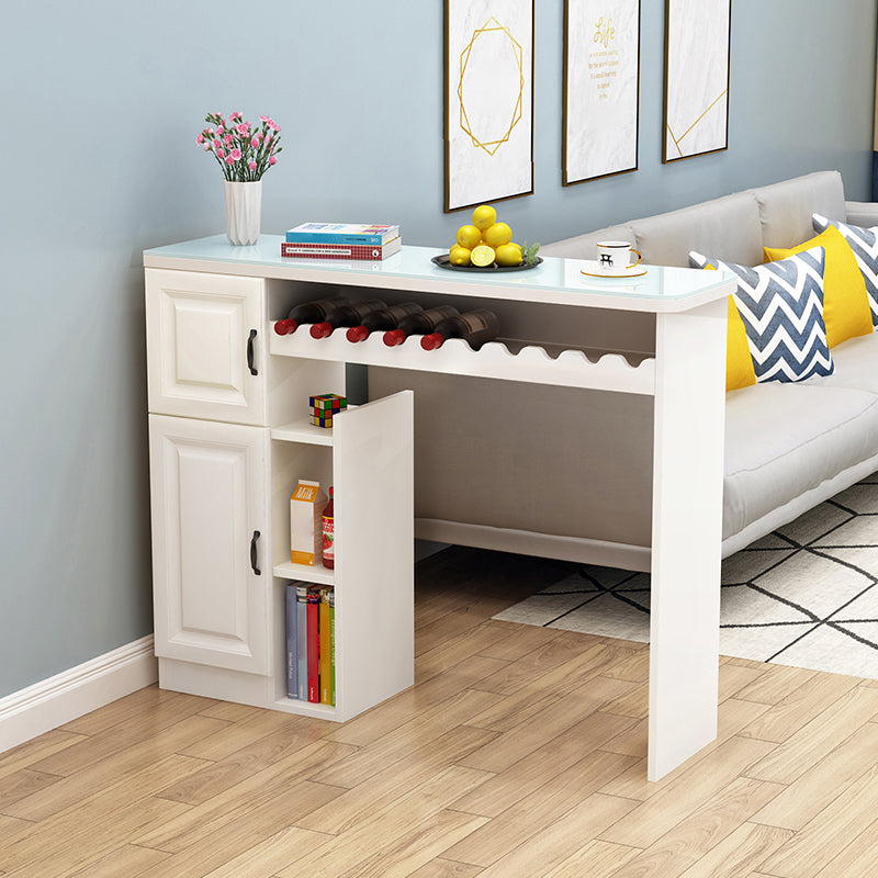 Contemporary Bar Dining Table Indoor Rectangle Counter Table