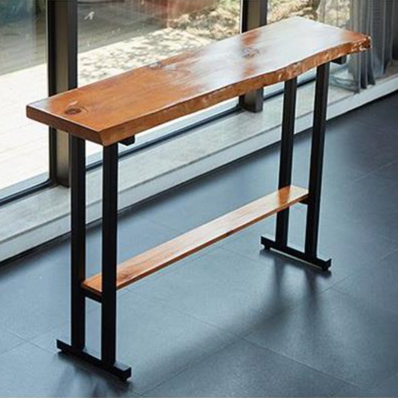 Rectangle Bar Height Pub Table Industrial Pub Height Dining Table