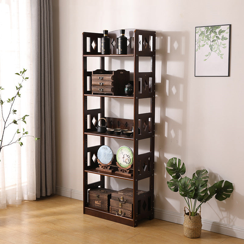 Modern Floor Wine Bottle Rack Pine Wood Wine Bottle Rack for Home