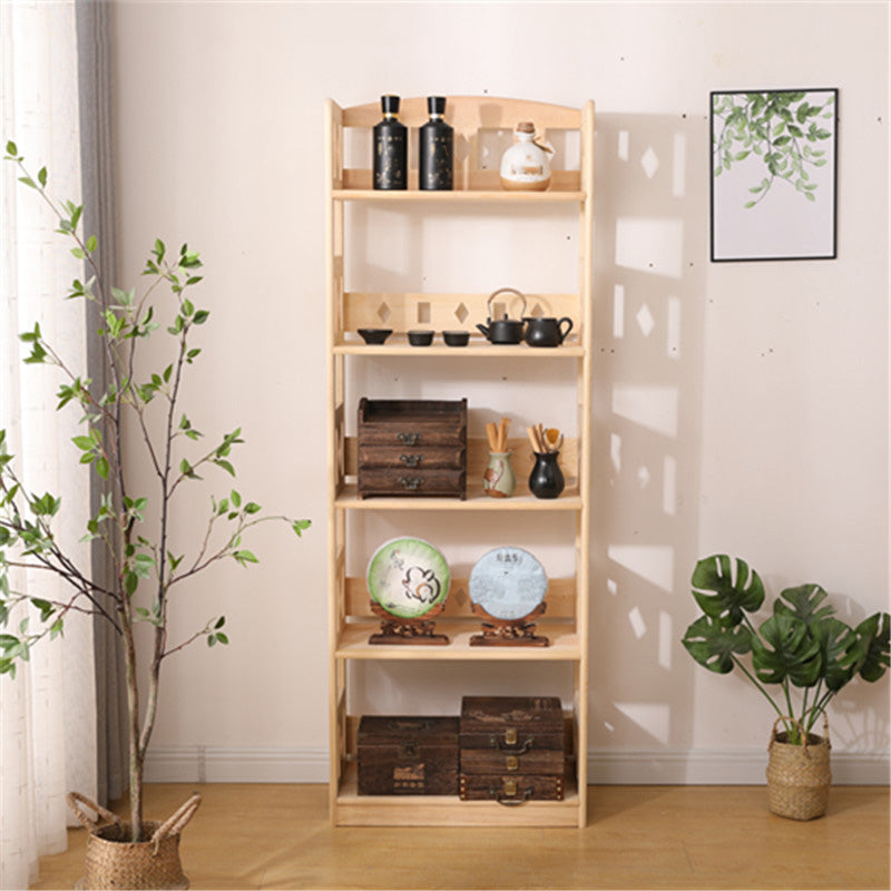 Modern Floor Wine Bottle Rack Pine Wood Wine Bottle Rack for Home