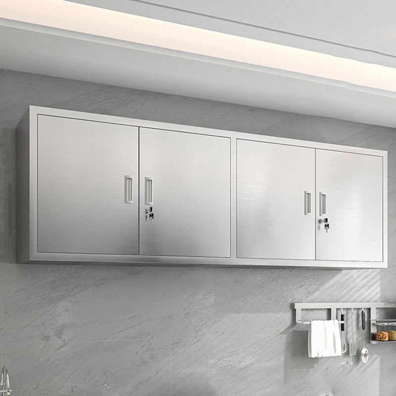 Modern Wall Mounted Display Stand Metal Storage Cabinet for Dining Room