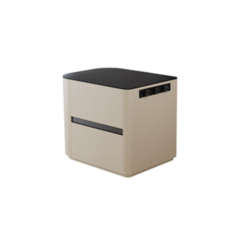 Stationary Kitchen Island Granite Top Kitchen Island Table with 2 Drawers