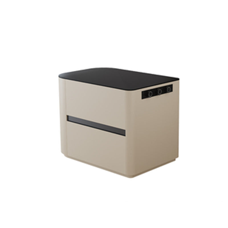 Stationary Kitchen Island Granite Top Kitchen Island Table with 2 Drawers