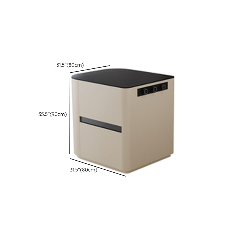 Stationary Kitchen Island Granite Top Kitchen Island Table with 2 Drawers