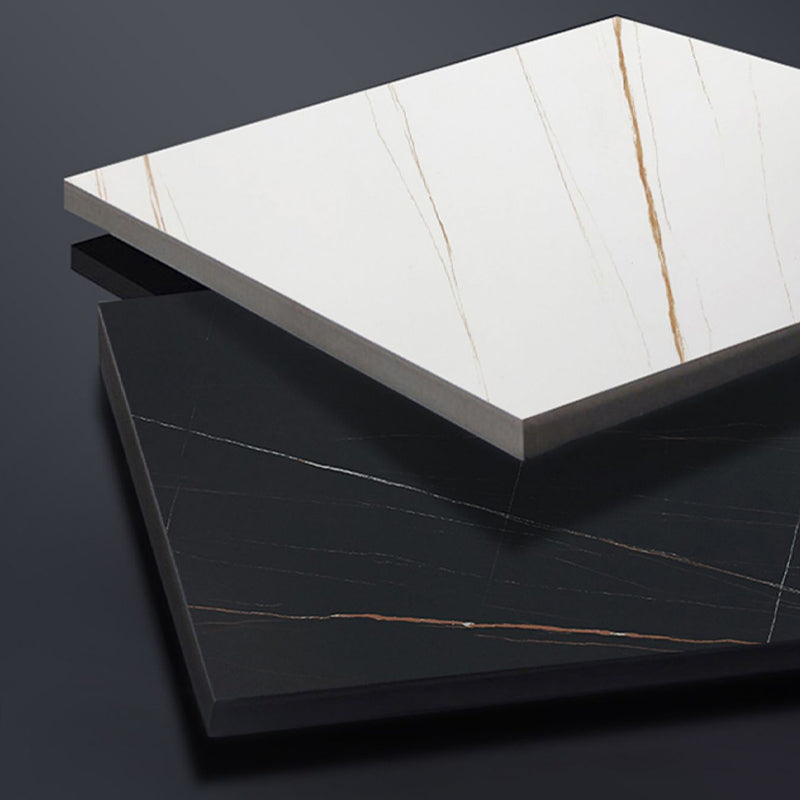 Modern Style Bar Table Set 1/2/5 Pcs Rectangular Stone Pub Set for Indoor