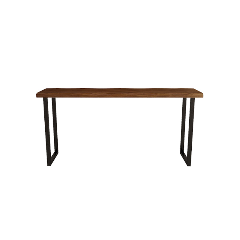 Industrial Pub Dining Set 1/2/5 Pcs Rectangular Solid Wood Pub Set for Home