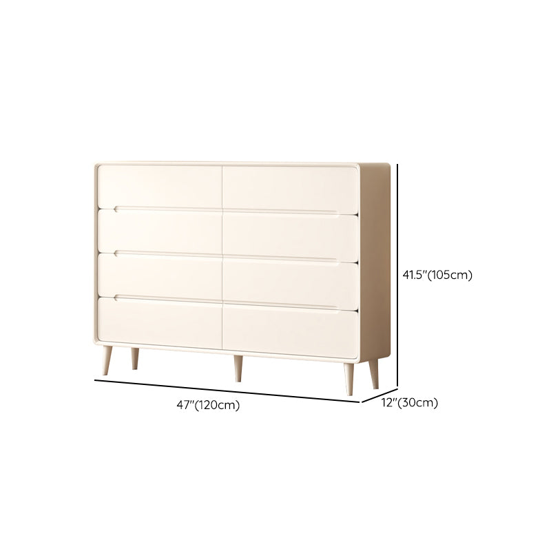 Wooden Storage Chest Dresser Modern Storage Chest with 8 Drawers