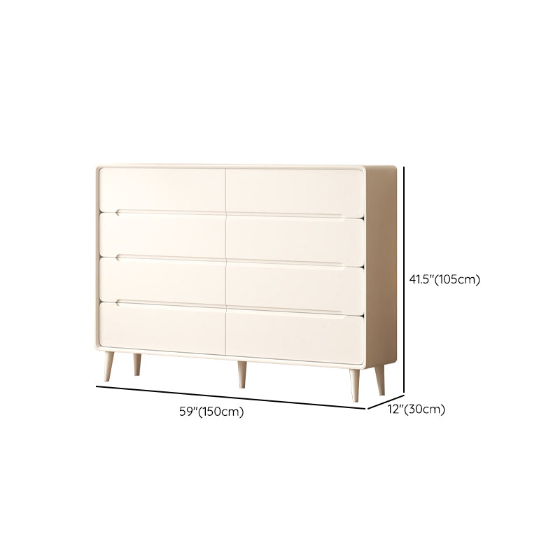 Wooden Storage Chest Dresser Modern Storage Chest with 8 Drawers
