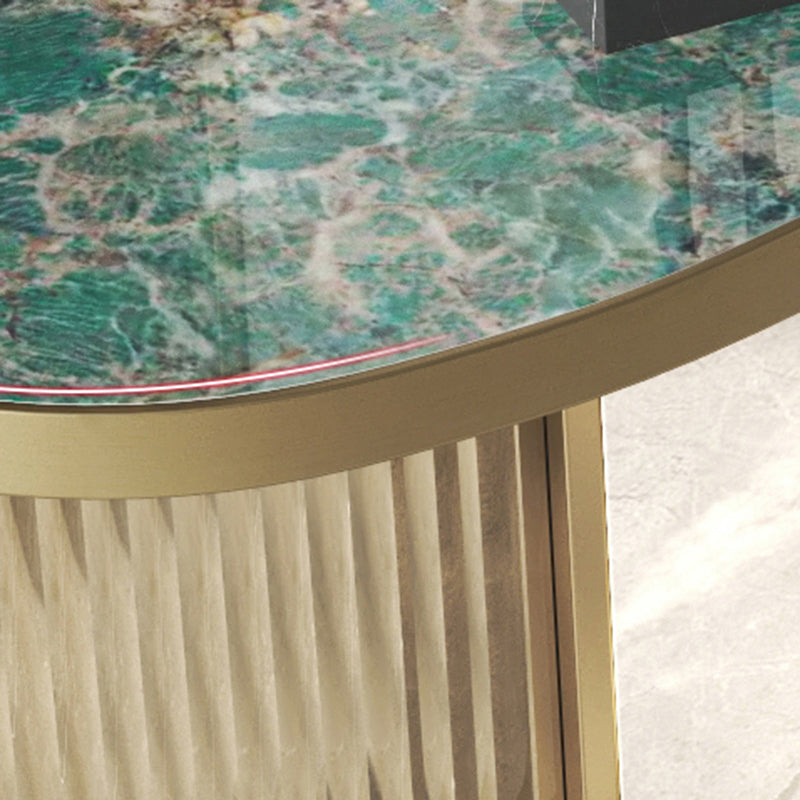 Free Form Shape Contemporary Console Table Stone Stone Console Sofa Table