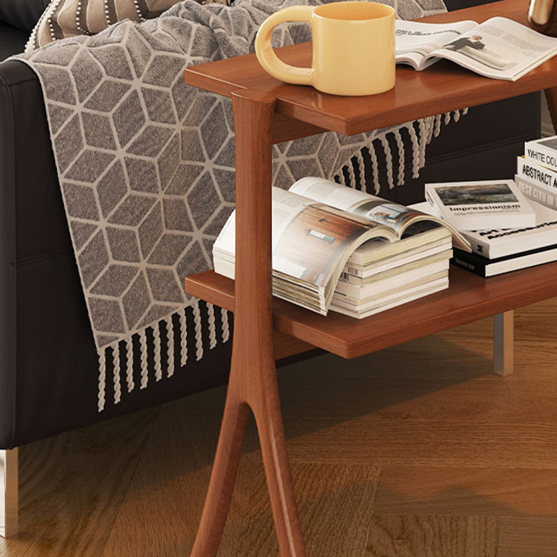 Modern Style Open Back Bookshelf Horizontal Bookcase with Shelves