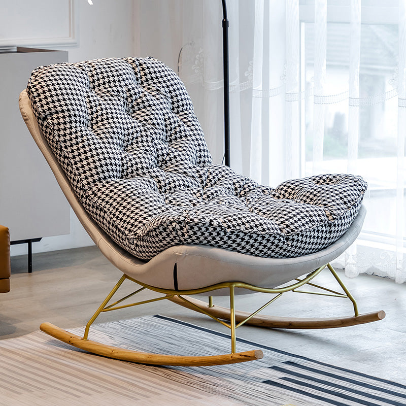 Light Luxury Modern Home Lazy Sofa Chair Lounge Leisure Chaise Rocking Chair
