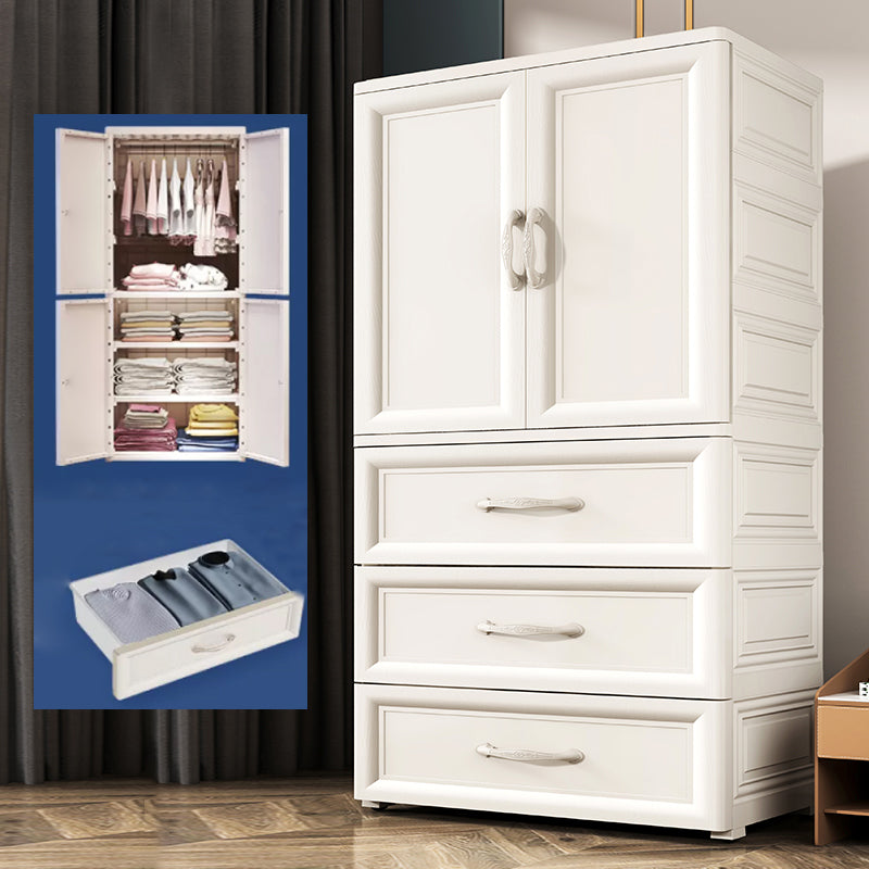 Rectangular Plastic Storage Cabinet Teen Style Bedroom Wardrobe