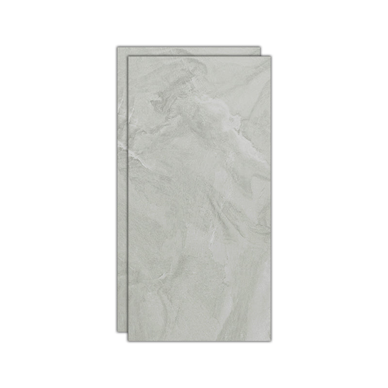 Marble Texture Floor Tile Straight Edge Rectangle Waterproof Floor Tile