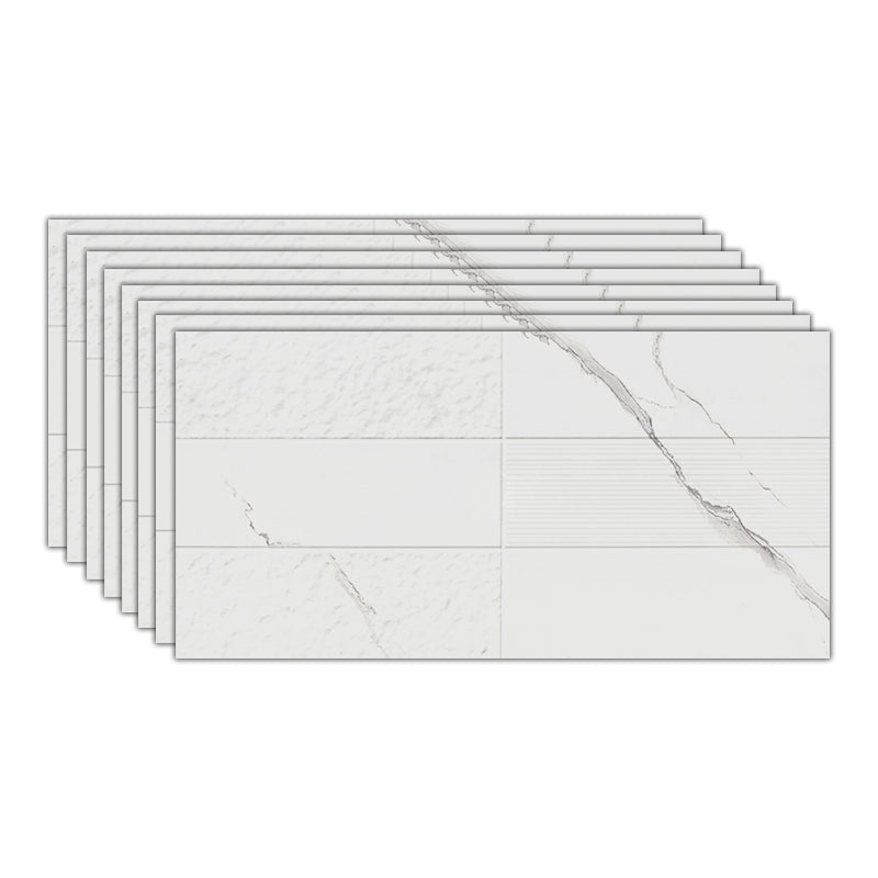 Modern Style Rectangle Floor Tile Waterproof Straight Edge Floor Tile