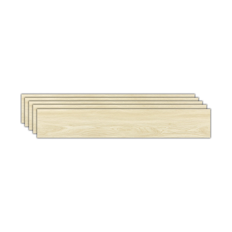 Modern Style Floor Tile Waterproof Wooden Effect Straight Edge Floor Tile